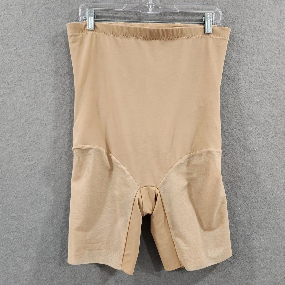 Honeylove Super Power Short 2X Sculpt Nude Sand Beige Shapewear Boning NO STRAPS